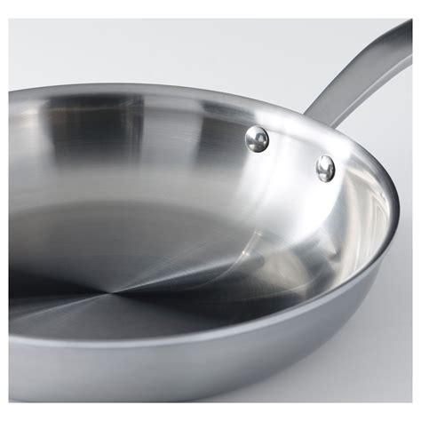 frying with stainless steel pan